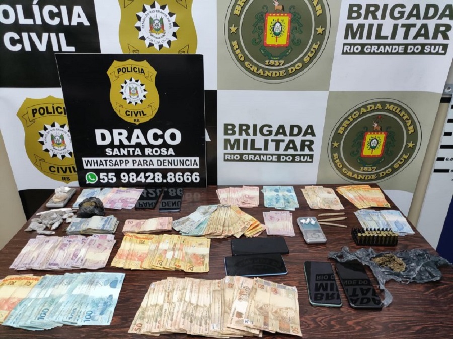 Operação Cova Rasa combate tráfico de drogas e crime organizado na região de Santa Rosa
