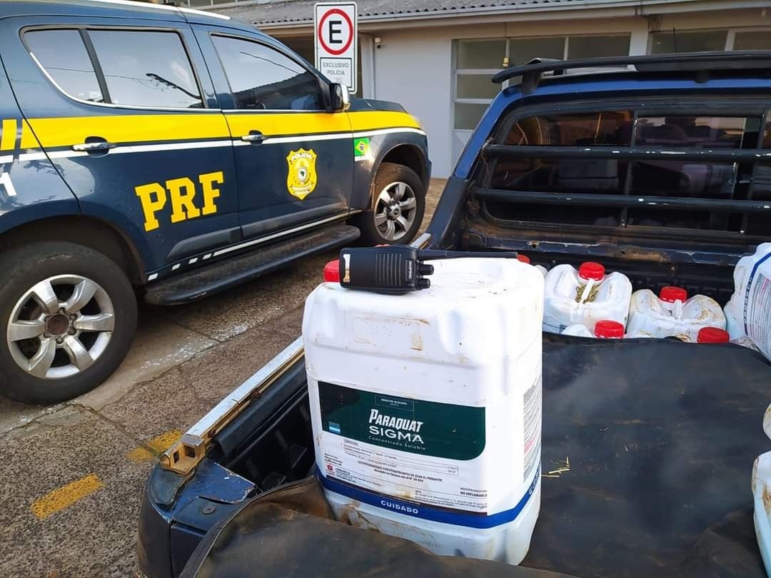 PRF prende contrabandista com mais de meia tonelada de agrotóxicos em Cruz Alta