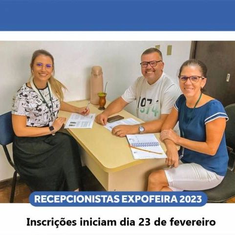 Expofeira abre inscrições para recepcionistas a partir de hoje