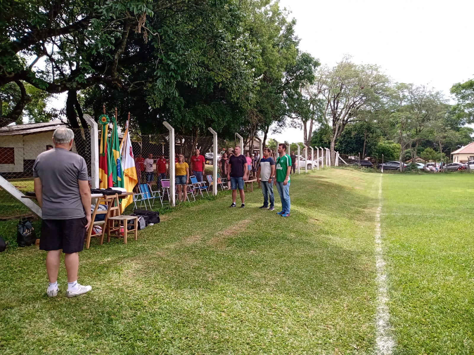 Administração Municipal de Três Passos prestigia o retorno do futebol de várzea da Copa Cinquentão de Veteranos