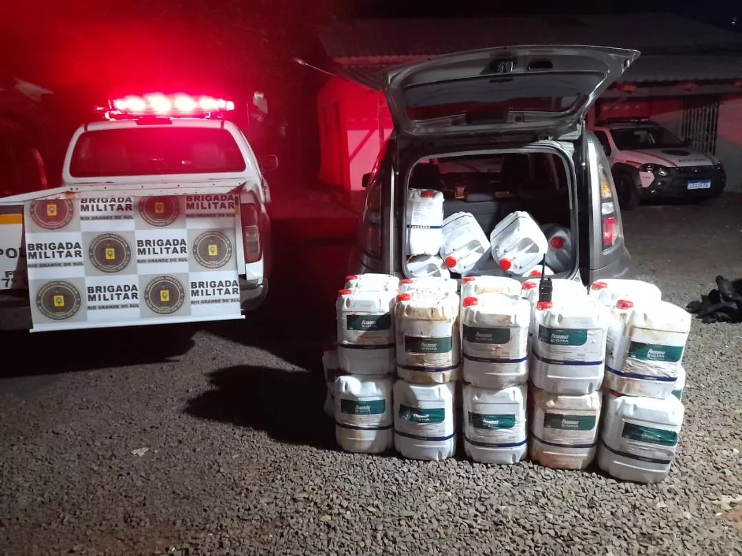 Crissiumal na rota do contrabando de agrotóxicos, diz polícia. Mais duas cargas apreendidas e casal preso