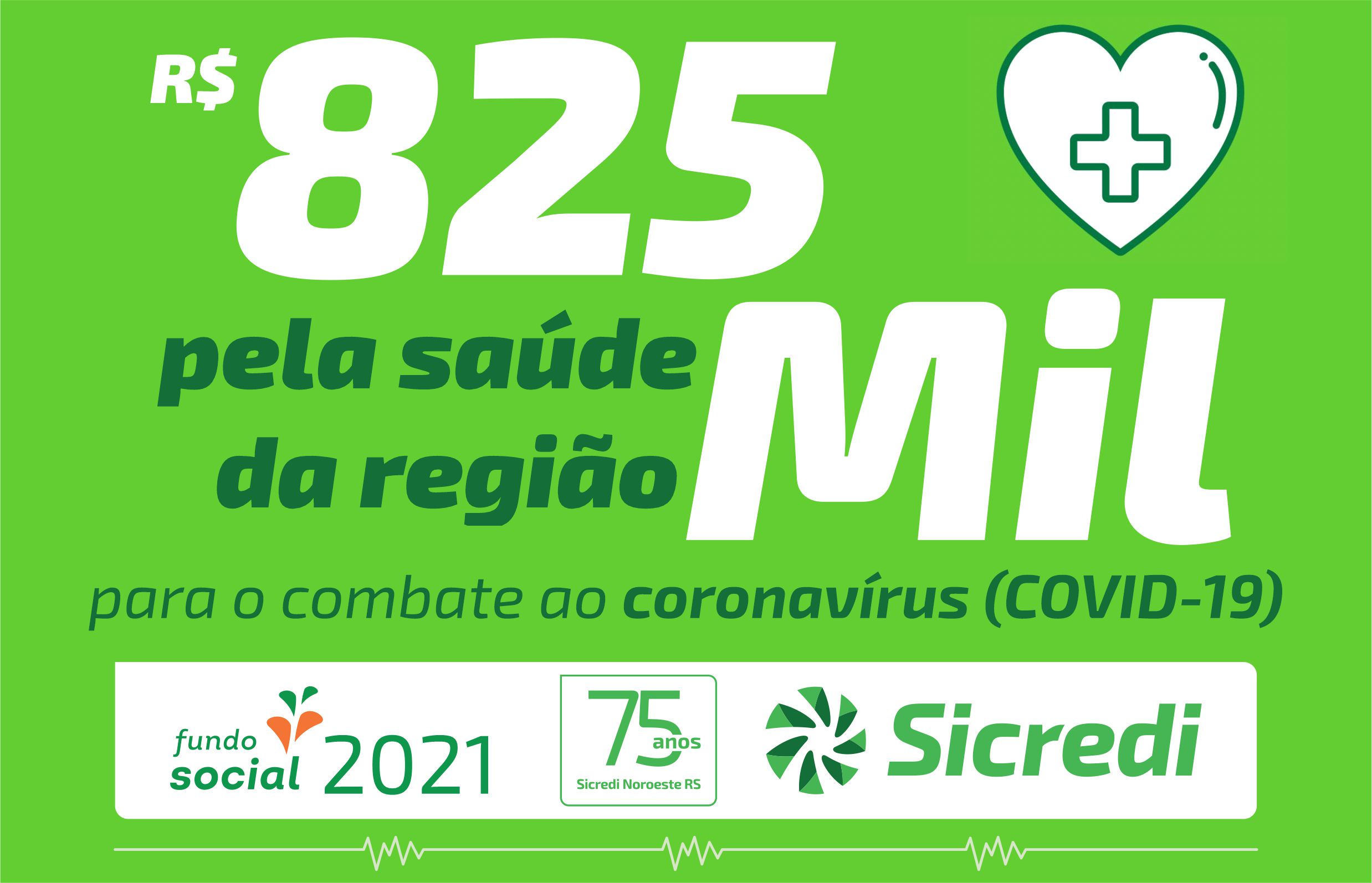 ​Sicredi Noroeste RS repassará mais de Oitocentos Mil Reais para ajudar Hospitais regionais no combate ao Coronavírus