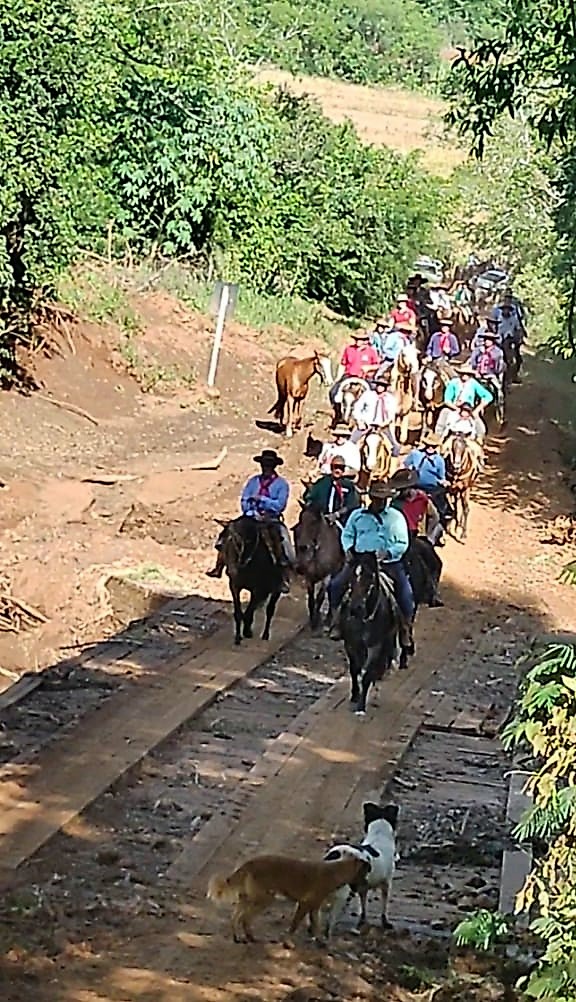 Cavalgada conscientiza para cuidado com meio ambiente em São José do Inhacorá