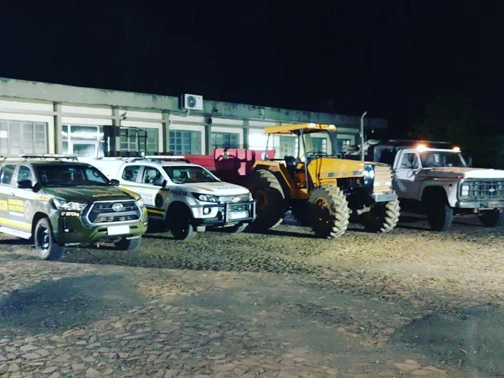 Brigada Militar, apreende carga contrabandeada em Tiradentes do Sul.