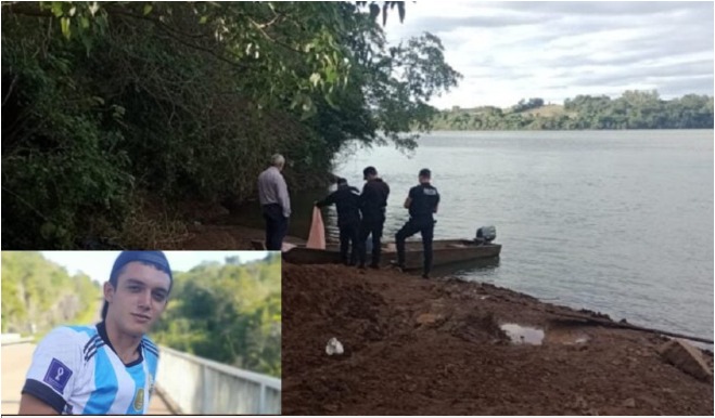 JOVEM DESAPARECIDO É ENCONTRADO SEM VIDA NAS ÁGUAS DO RIO URUGUAI, EM CRISSIUMAL