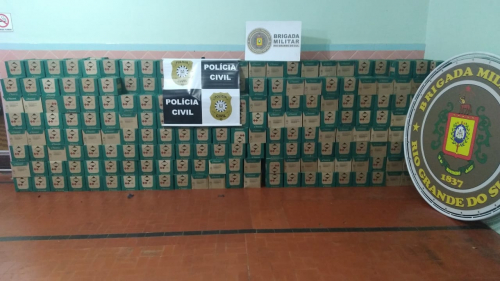 Polícia apreende milhares de frascos de desodorantes argentinos em Tiradentes do Sul