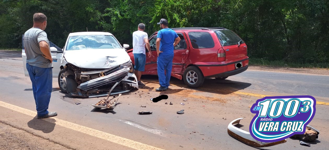 ACIDENTE REGISTRADO HOJE A TARDE NA BR - 472 Três de Maio / Santa Rosa