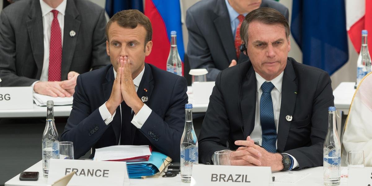 Bolsonaro e Macron têm encontro "amistoso" na reunião do G20