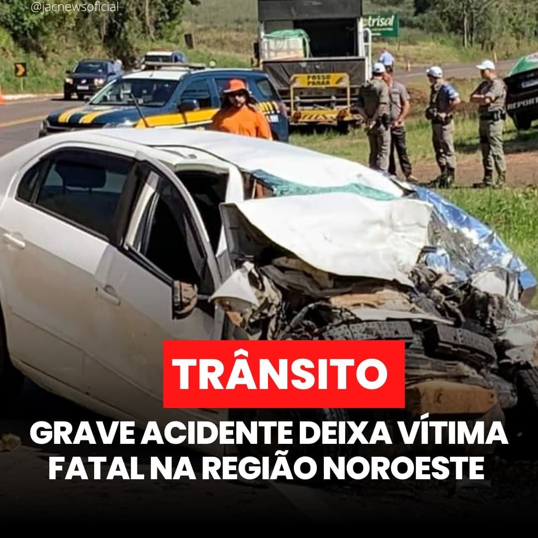 GRAVE ACIDENTE REGIÃO NOROESTE