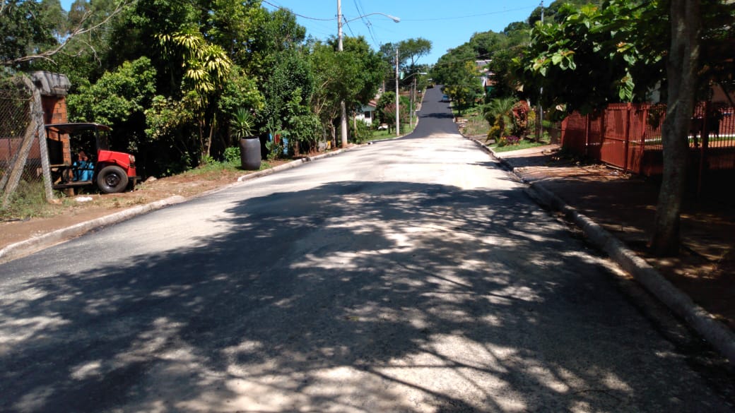 Rua Borges de Medeiros em Porto Mauá recebe Pavimentação Asfáltica