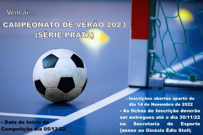 HORIZONTINA ABRE INSCRIÇÕES PARA CAMPEONATO DE VERÃO 2023 (SÉRIE PRATA)