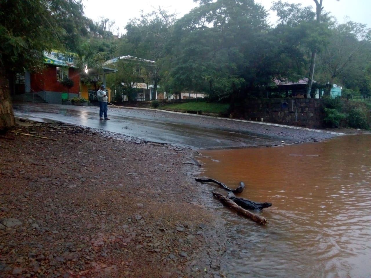 Situação do Rio Uruguai em Porto Mauá