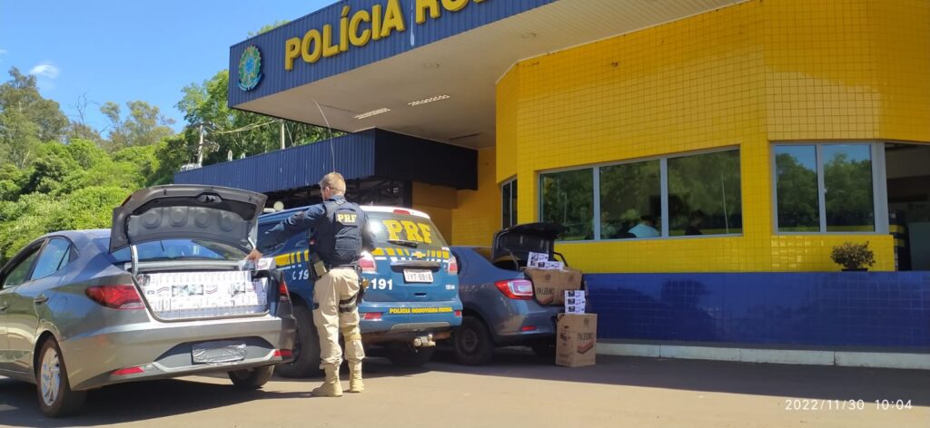 PRF prende três contrabandistas com carga de cigarros em Ijuí