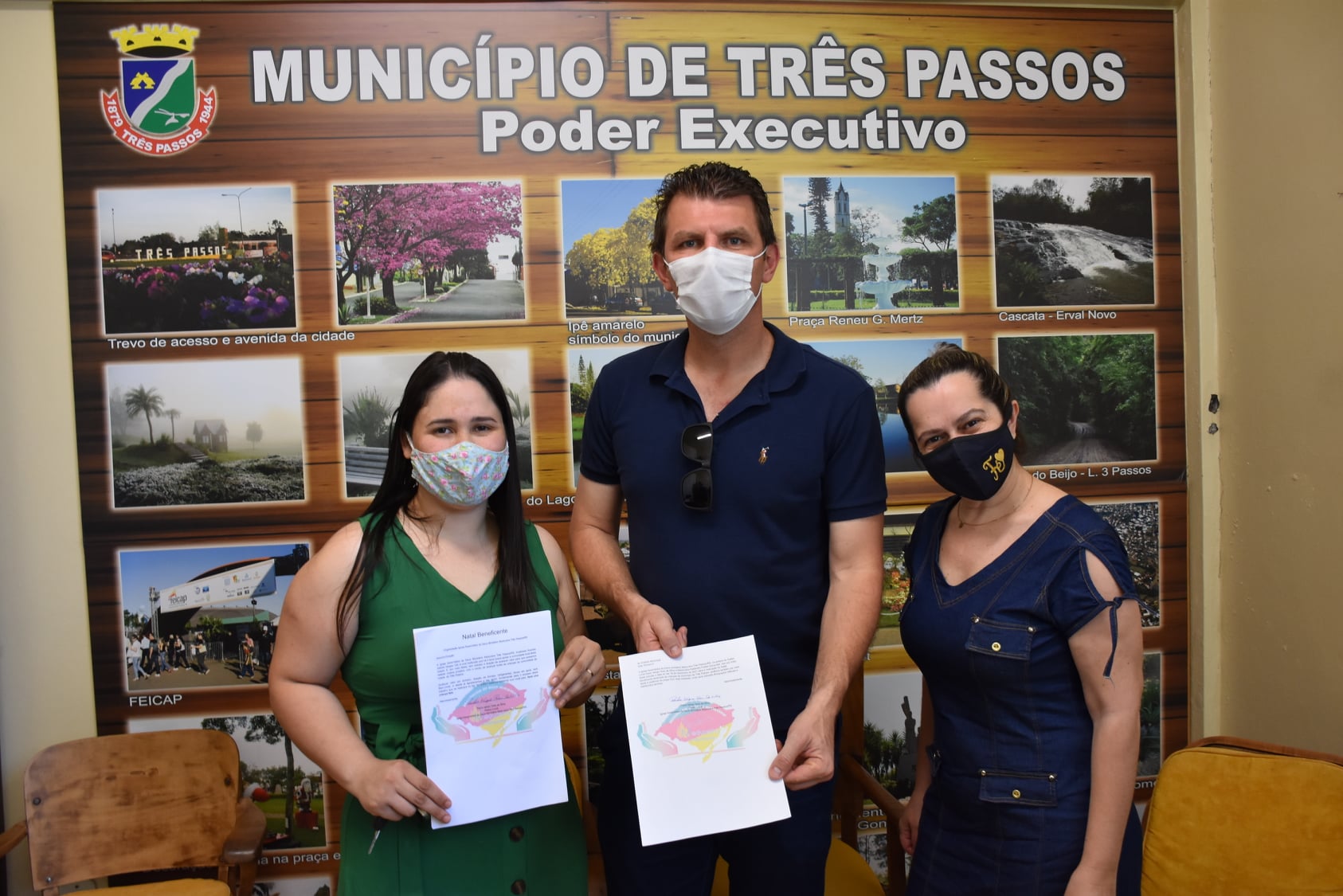 Administração Municipal de Três Passos recebe visita de representantes da Assembleia de Deus – Ministério Madureira