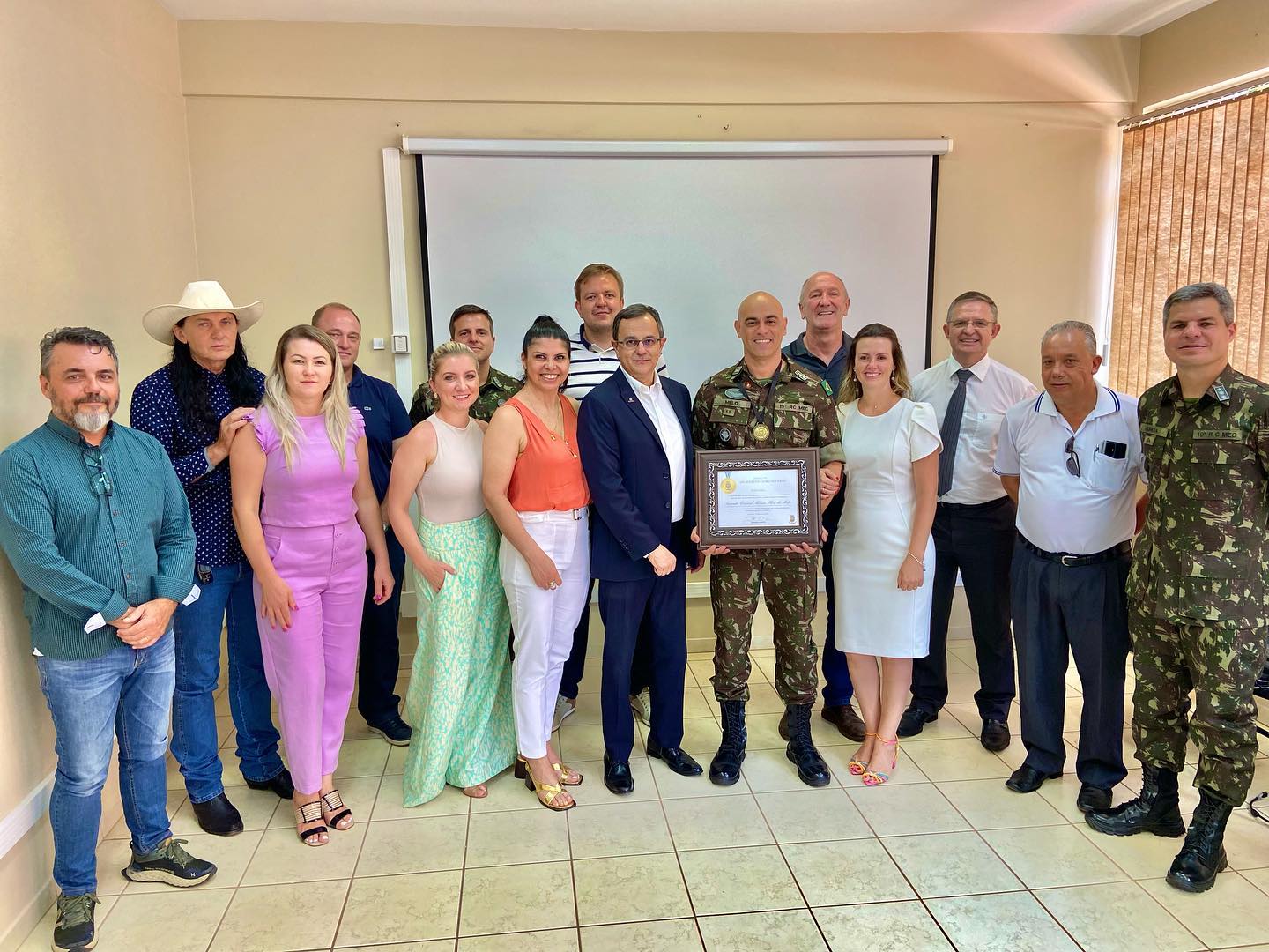 Prefeitura de Santa Rosa presta homenagem ao Tenente-Coronel Márcio Silva de Melo