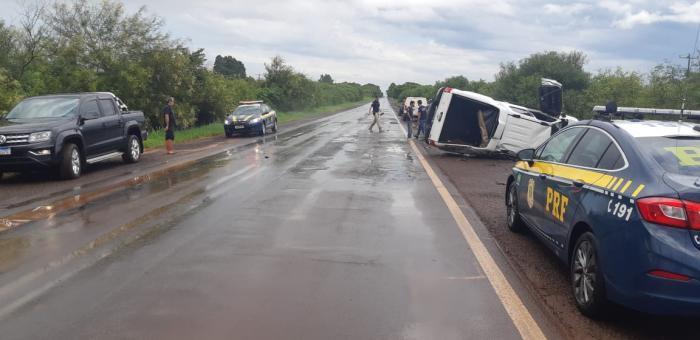 Acidente entre carro e caminhonete mata uma pessoa em São Borja