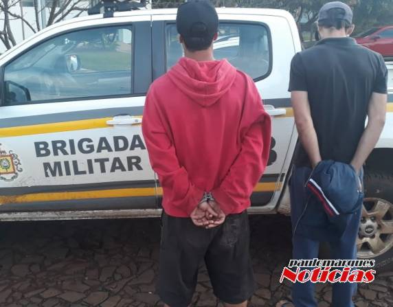 Brigada Militar prende dois indivíduos em Três de Maio