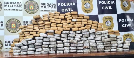 GRANDE APREENSÃO DE DROGAS MARCOU FINAL DE SEMANA EM PORTO XAVIER