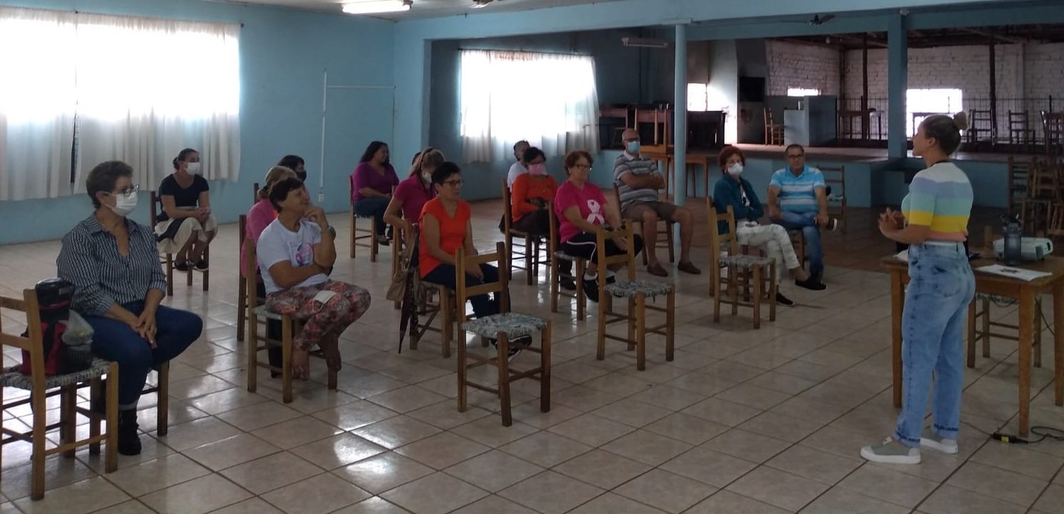 SAÚDE PREVENTIVA - PALESTRA COM USUÁRIOS DA UNIDADE DE SAÚDE INDUSTRIAL