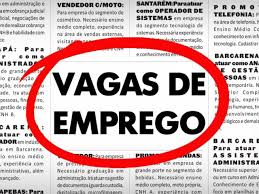 Oportunidades de emprego